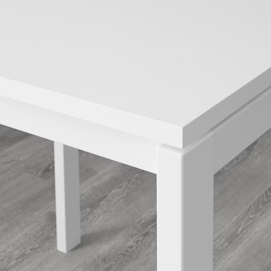 La mesa blanca MELLTORP de Ikea