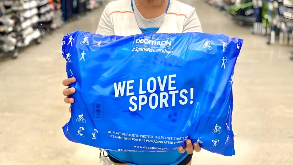 Bolsa de compra de Decathlon