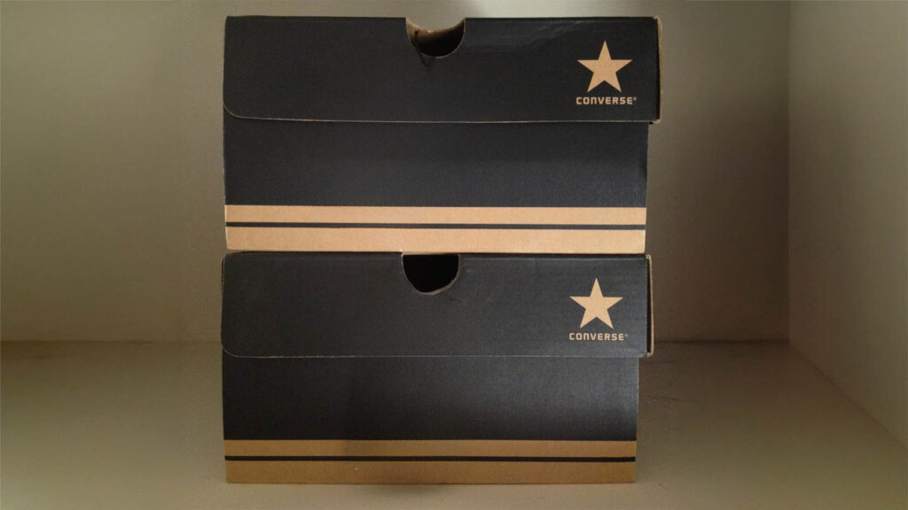 Caja de calzado Converse