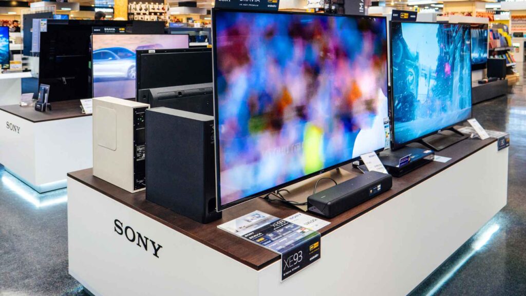 El Corte Inglés televisor Sony