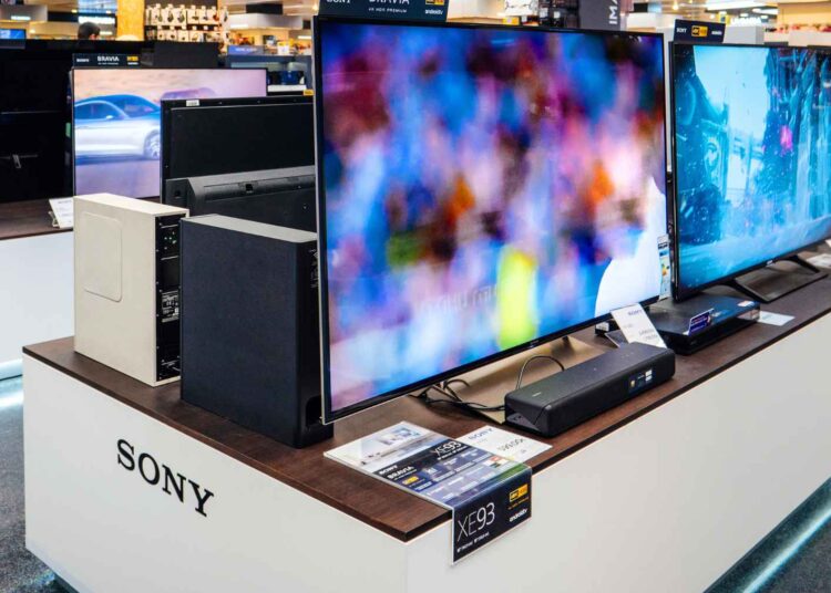 El Corte Inglés televisor Sony