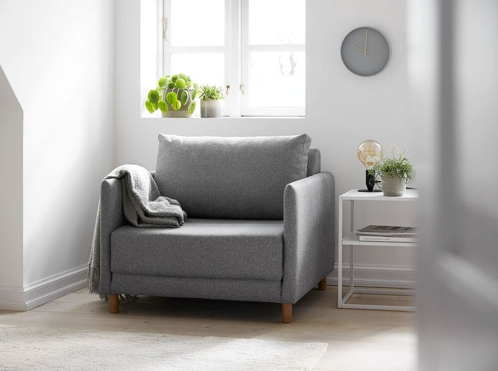 JYSK Sillón cama NORODDEN gris claro