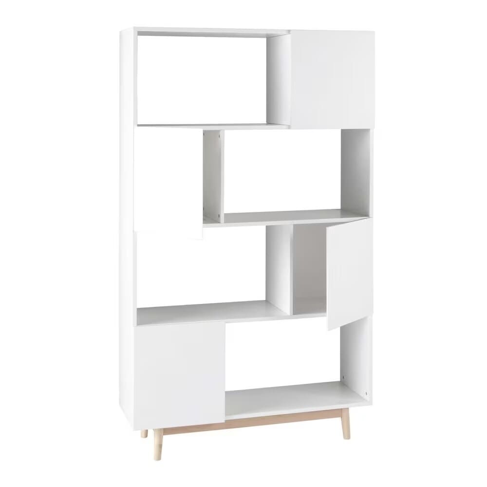 Librería vintage Maisons Du Monde, blanca con 4 puertas