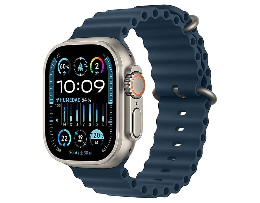 Media Markt Apple Watch Ultra 2 (2023), GPS + Cellular, 49 mm, Caja de titanio, Gesto doble toque