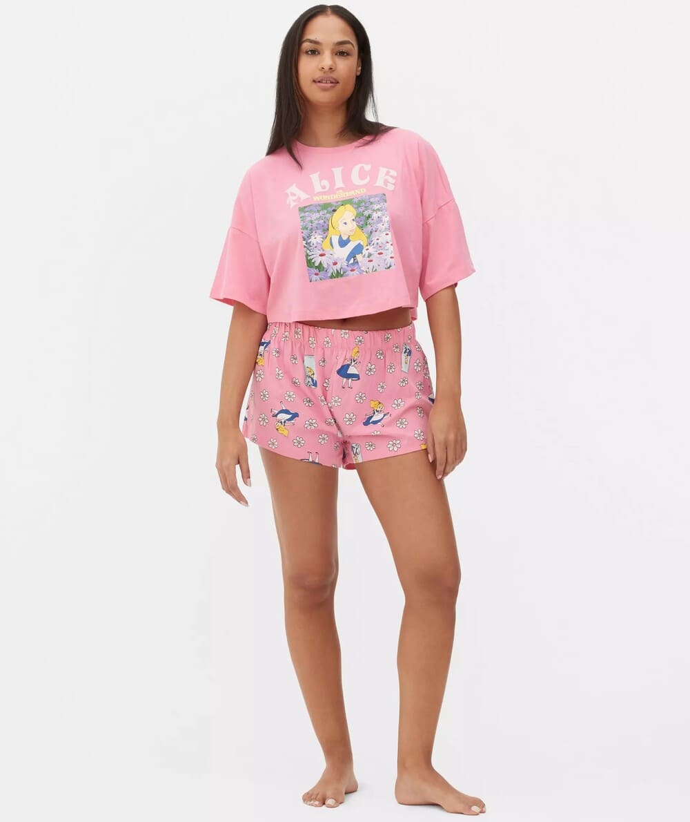 Primark Pijama Corto Estampado De Disney