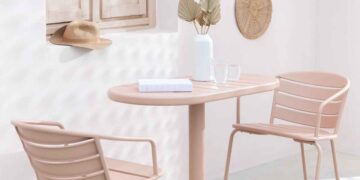 Sklum conjunto silla mesa exterior