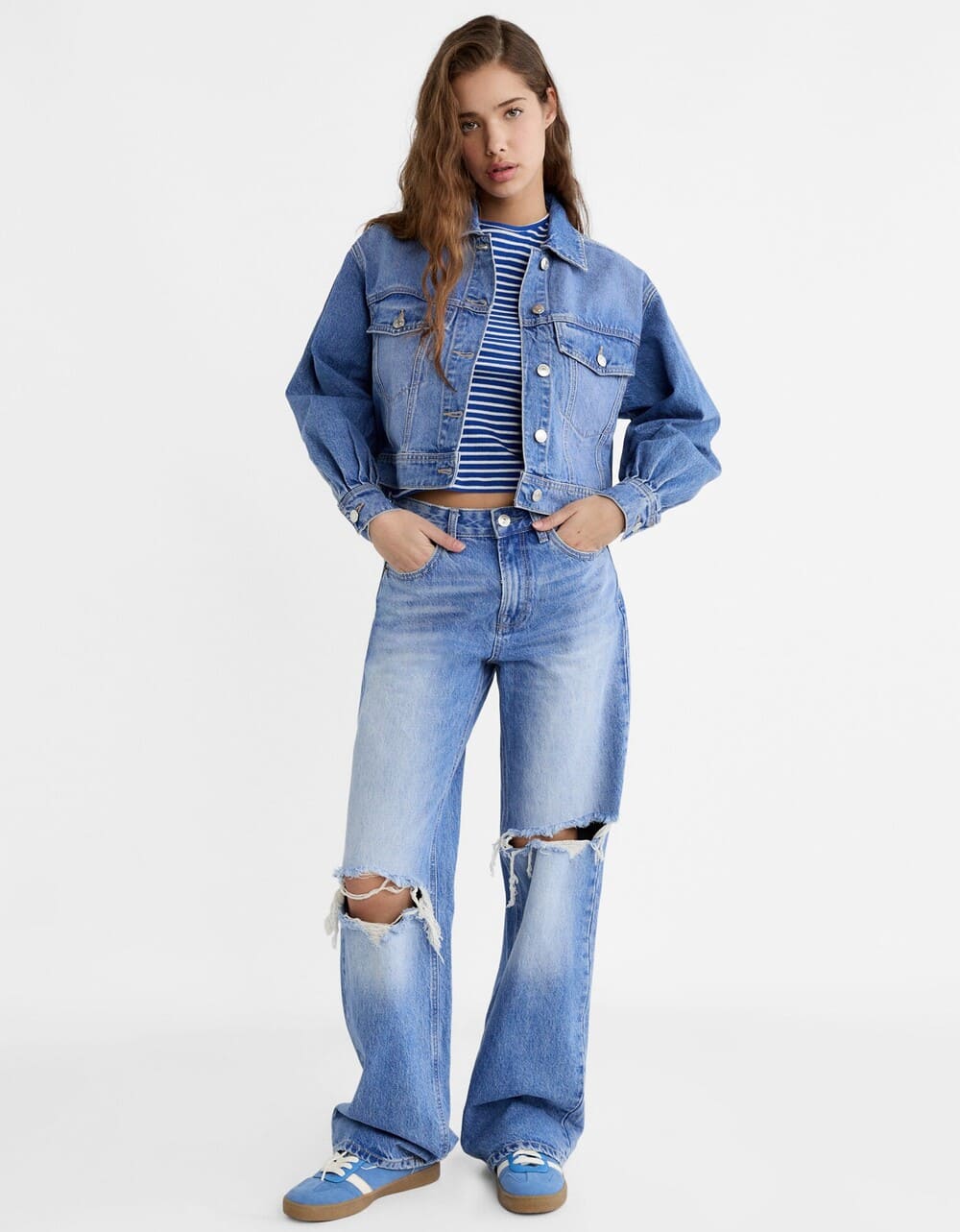 Stradivarius D92 Jeans Straight Wide