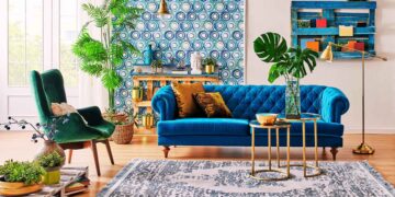 Zara Home ALFOMBRA BLOCK PRINT