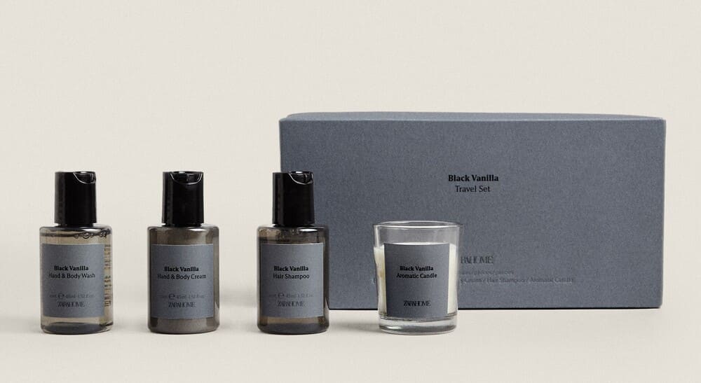 Zara Home Set Viaje Black Vanilla