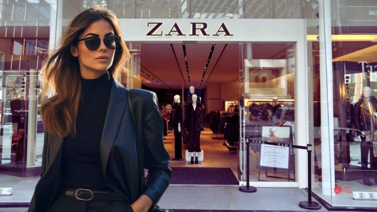 Zara chaqueta de piel cayetanas