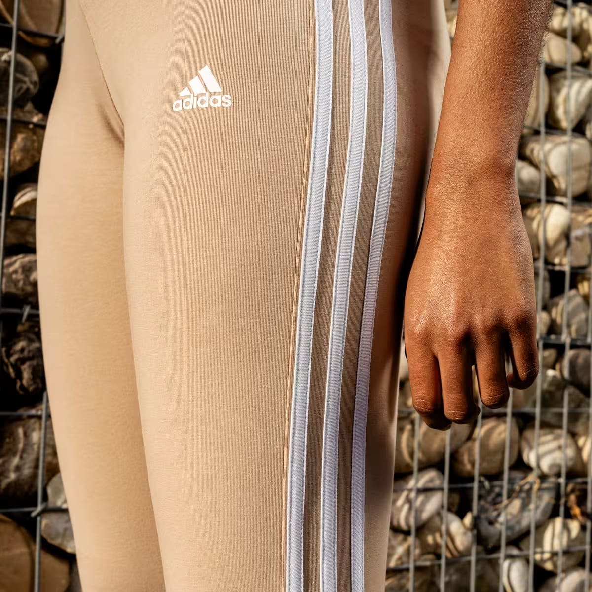 Los leggins Fitness Soft Training Adidas beige en Decathlon