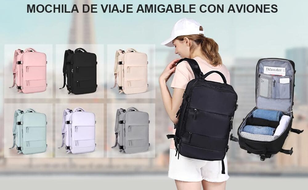 Amazon SZLX mochila de viaje para mujer, mochila de transporte, mochila de senderismo