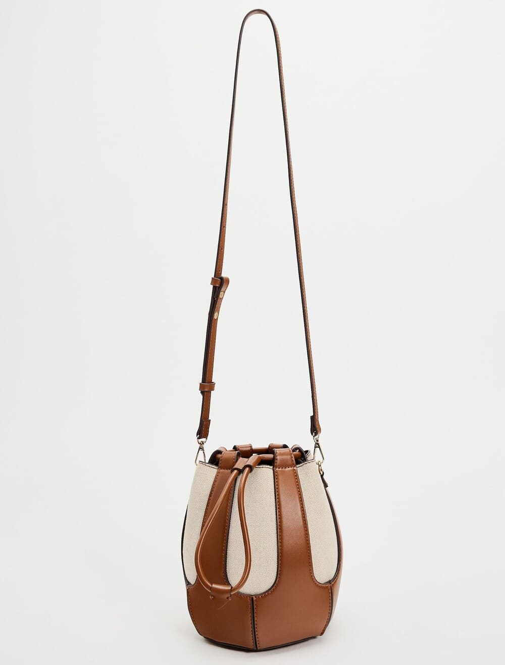 Bolso Bucket Combinado Zara