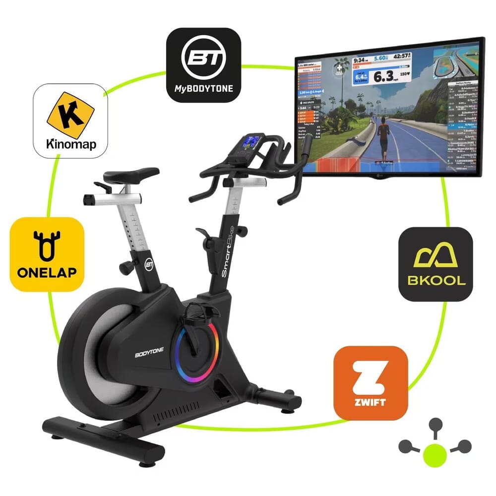 Decathlon Bicicleta indoor Bodytone SMB1v3 smart conectada Apps