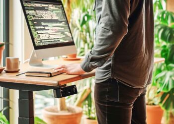 JYSK mesa escritorio regulable altura