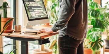 JYSK mesa escritorio regulable altura