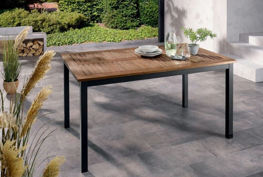 LIDL Mesa de madera para jardín Valencia