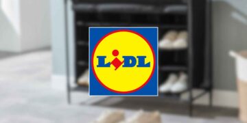 LIDL estantería tela zapatos
