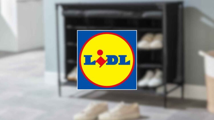 LIDL estantería tela zapatos