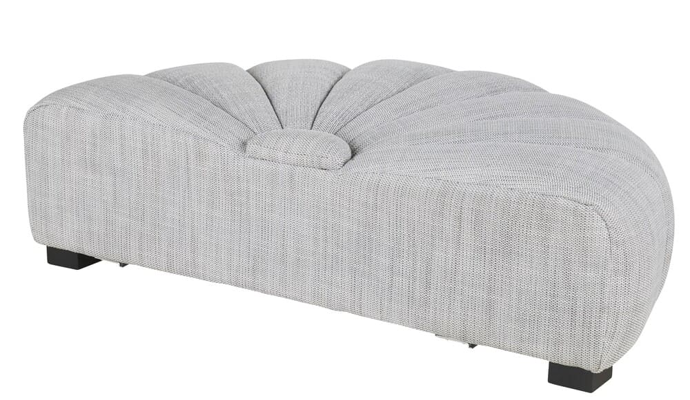 Maisons Du Monde Puf para sofá modulable profesional gris claro