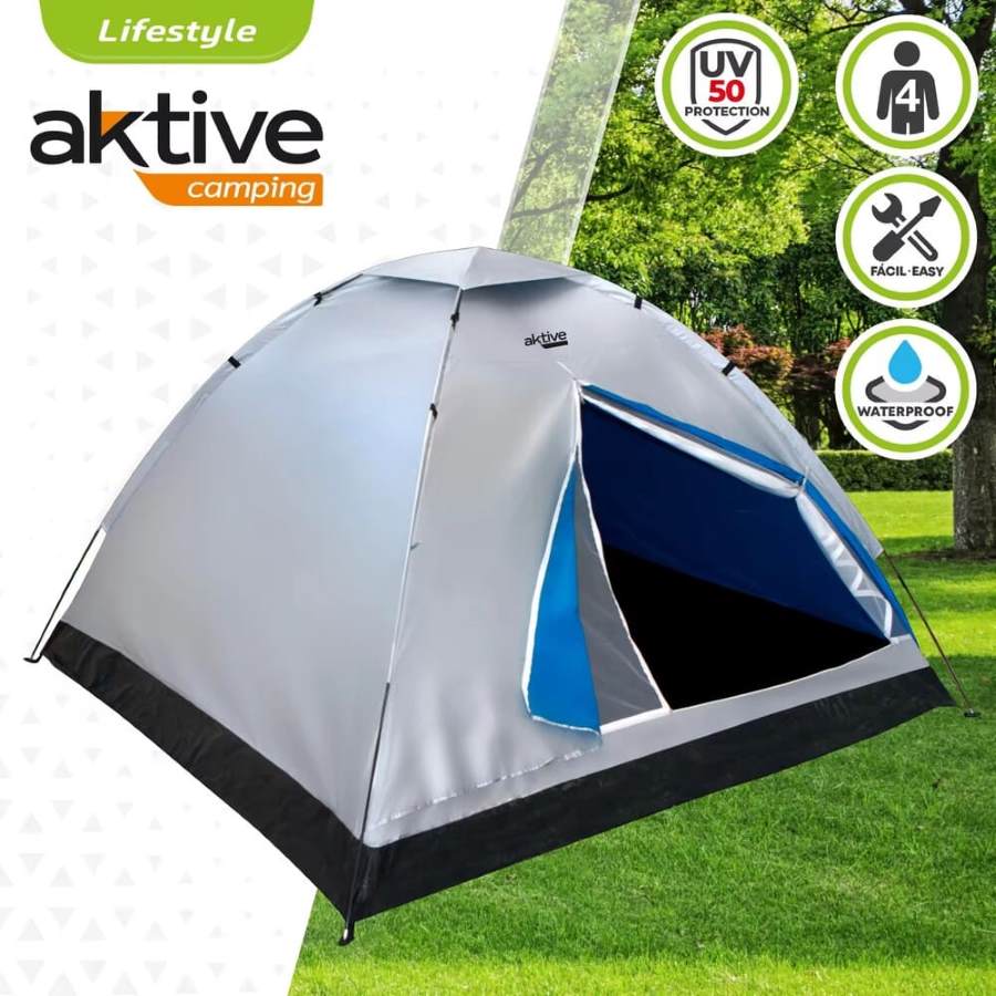 Miravia Tienda campaña 4 personas 205x205x130 cm Aktive