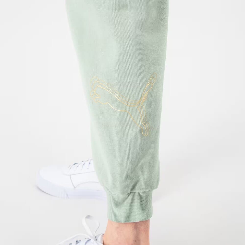 Pantalón Jogger Fitness Decathlon Puma Mujer Verde