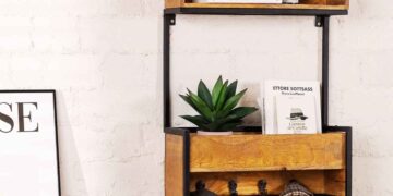 Sklum Perchero de Pared con Estantes