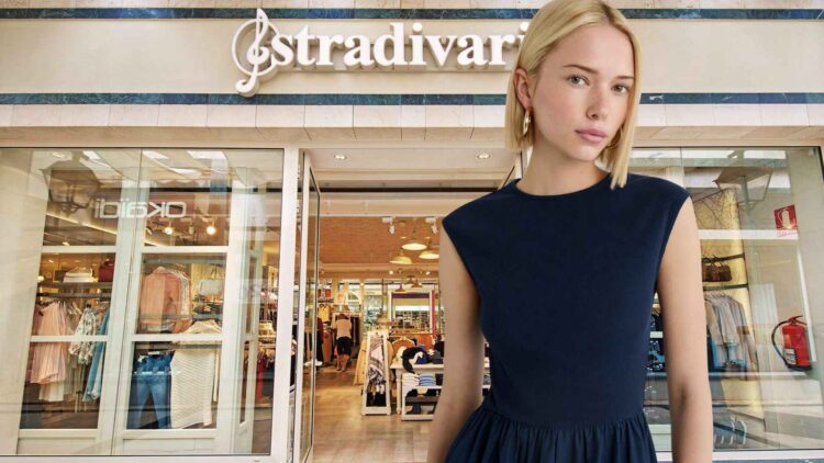 Stradivarius VESTIDO MIDI