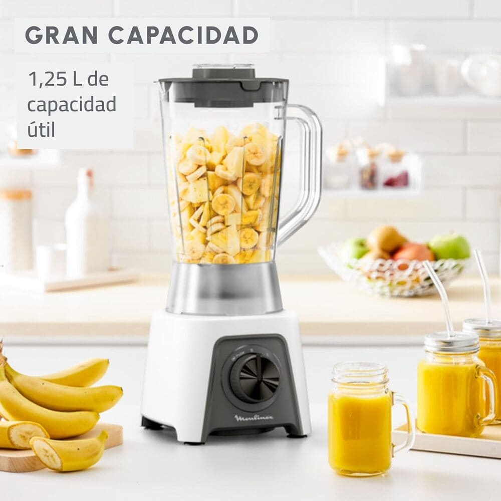 Amazon Moulinex Blendeo+ Batidora de vaso 450 W, capacidad de 1,5L