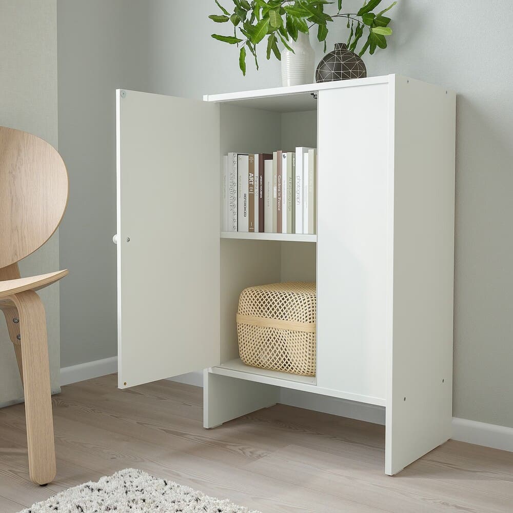 BAGGEBO Mueble de almacenaje con puerta, blanco IKEA