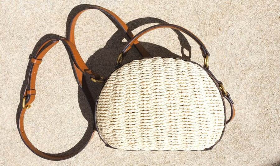 Bolso Bandolera Efecto Rafia Parfois