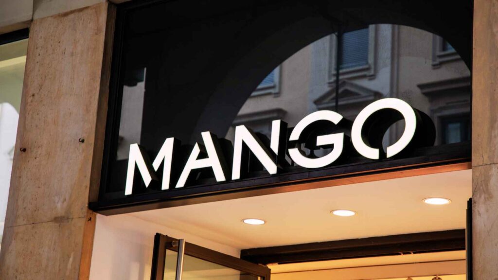 Mango top corsé