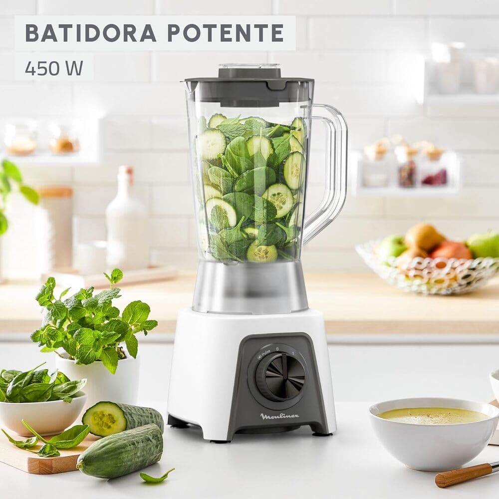 Moulinex Blendeo+ Batidora de vaso 450 W, capacidad de 1,5L Amazon