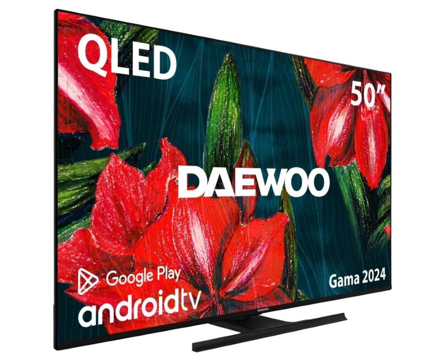 TV QLED 50 in Daewoo D50DH55UQMS, 4K UHD, Smart TV Carrefour