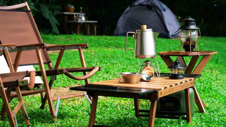 Zara Home mesa plegable camping