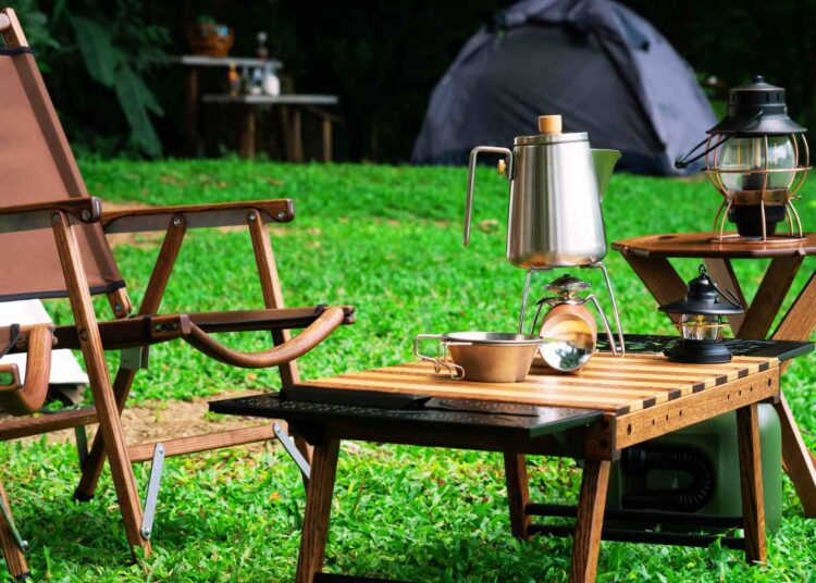 Zara Home mesa plegable camping