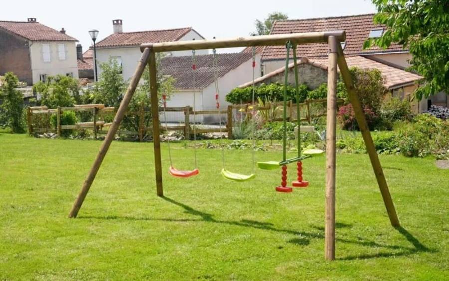 Zona de juegos SOULET Pacco madera 166x195x295cm Leroy Merlin