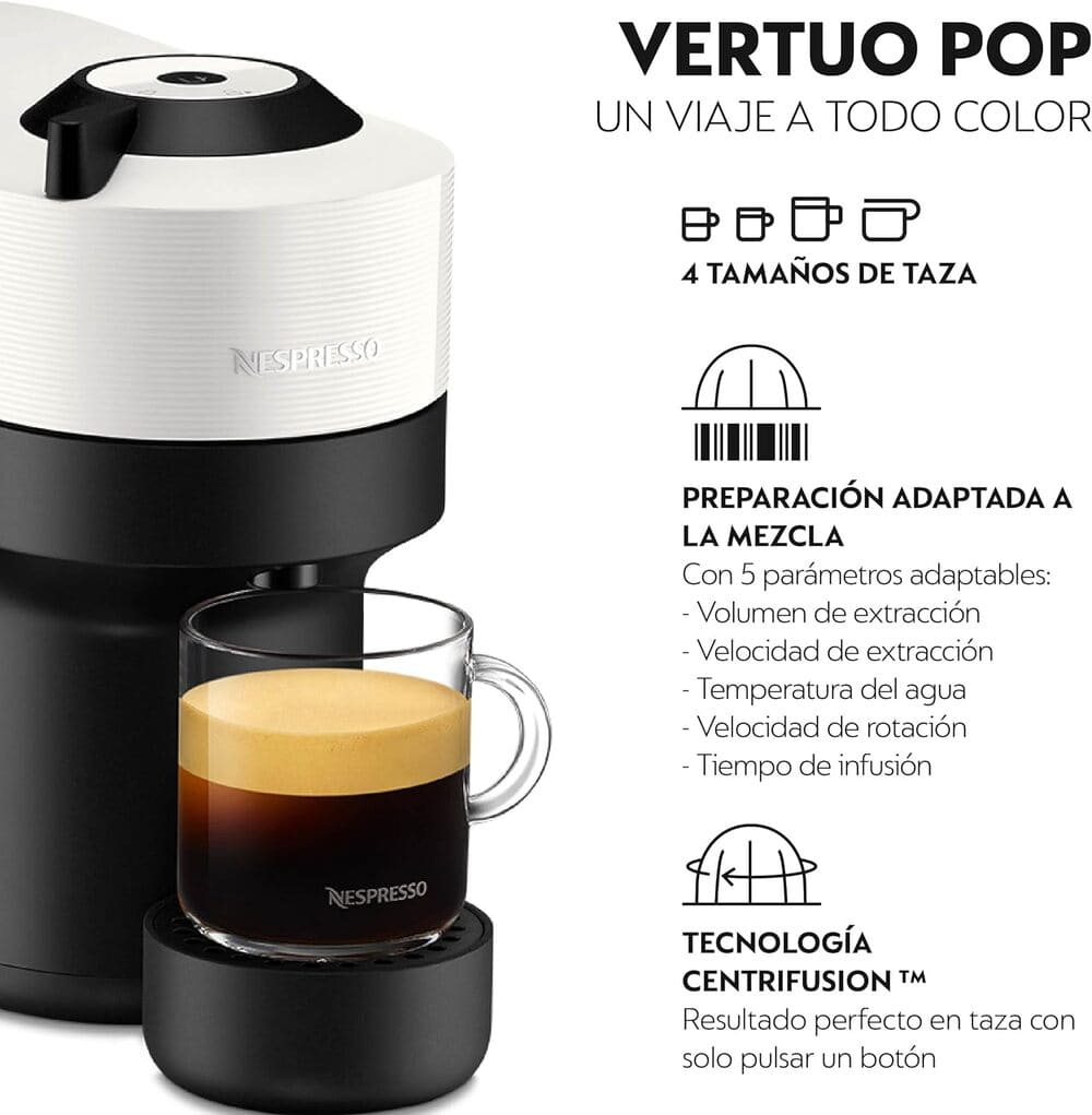 Amazon Krups Nespresso VERTUO Pop XN9201 - Cafetera de cápsulas