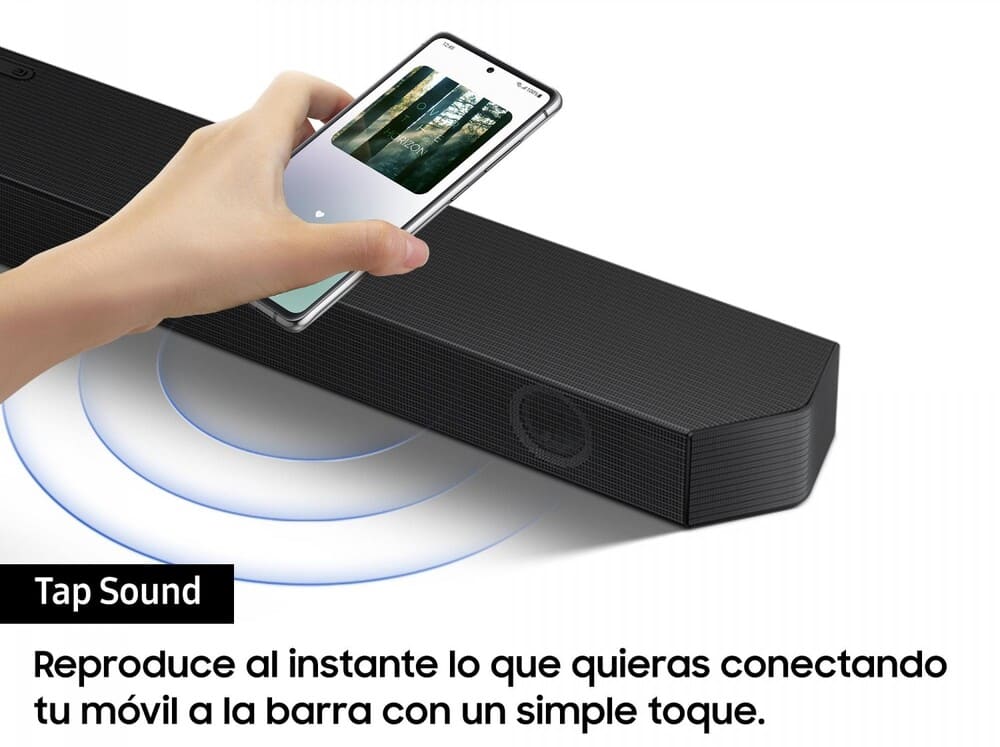 Barra de Sonido Samsung HW-Q60C, ZF - Negro Carrefour