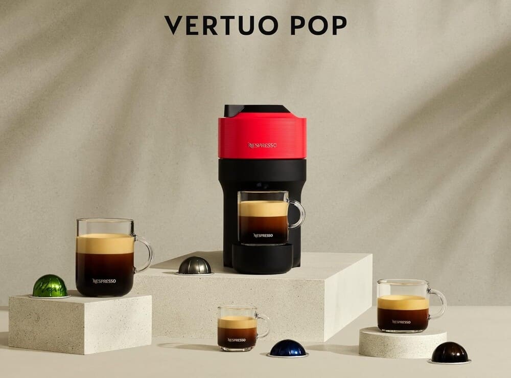 Krups Nespresso Amazon VERTUO Pop XN9201 - Cafetera de cápsulas