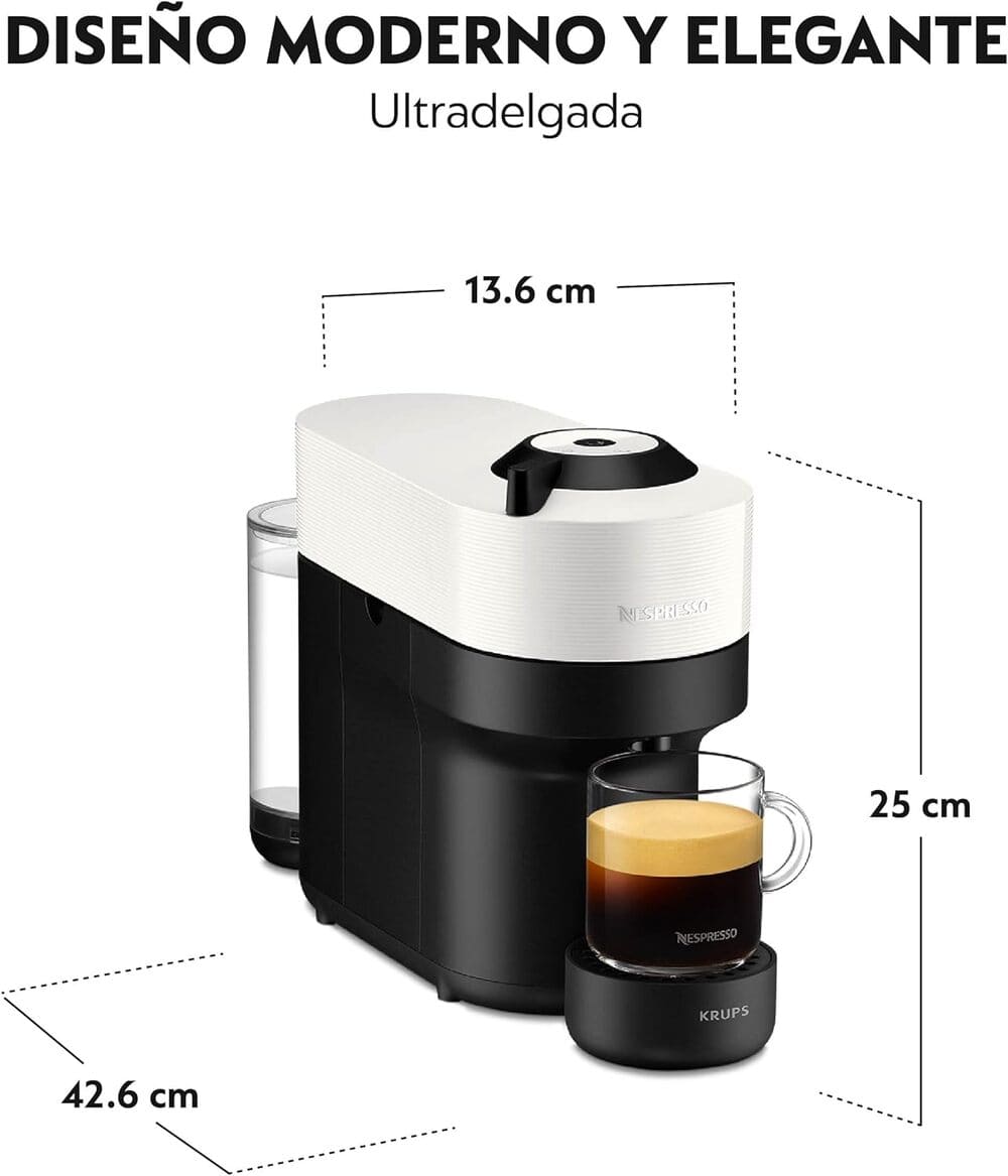 Krups Nespresso VERTUO Pop XN9201 - Cafetera de cápsulas Amazon