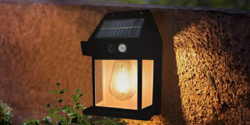 Luces de pared solares para exteriores de Leroy Merlin