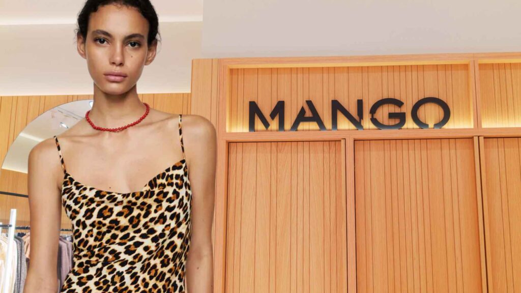 MANGO VESTIO LARGO LEOPARDO