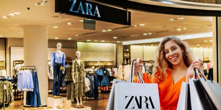 Zara VESTIDO TUL ESTAMPADO DRAPEADO