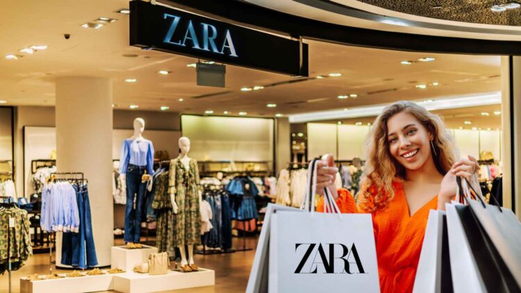 Zara VESTIDO TUL ESTAMPADO DRAPEADO