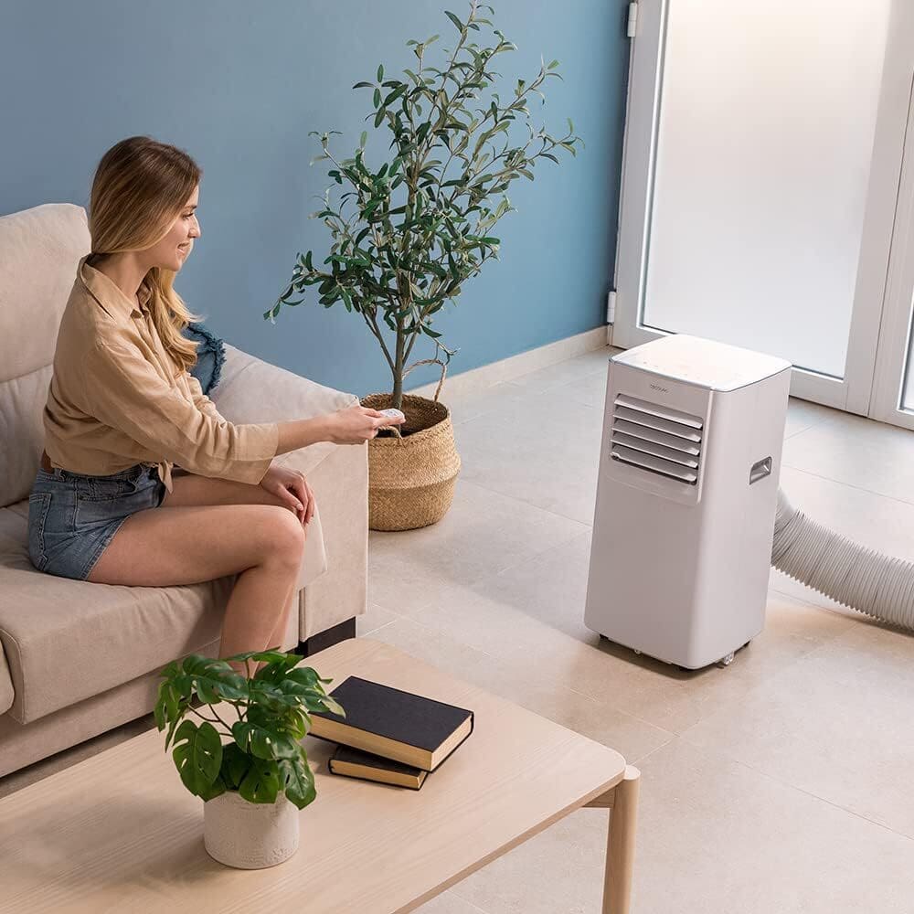 Amazon Cecotec Aire Acondicionado Portátil con Mando a Distancia ForceClima 7100 Soundless, 7000 BTU