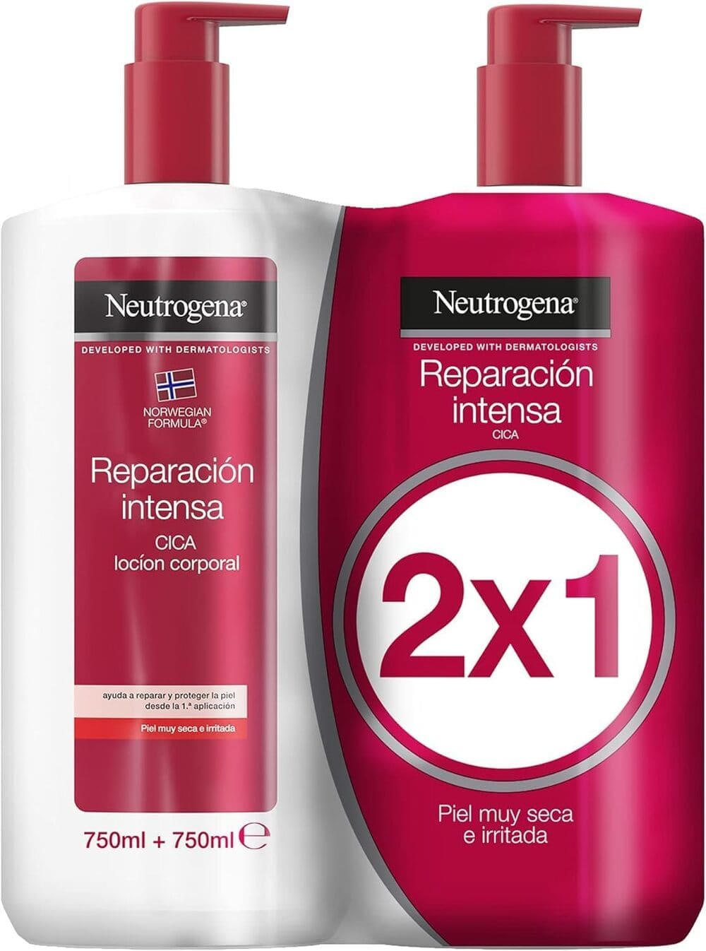 Amazon Neutrogena Fórmula Noruega Reparación intensa Loción CICA