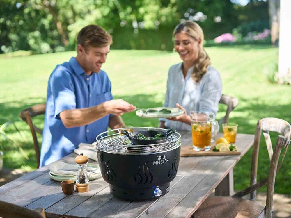 Barbacoa con carbón con ventilación activa LIDL