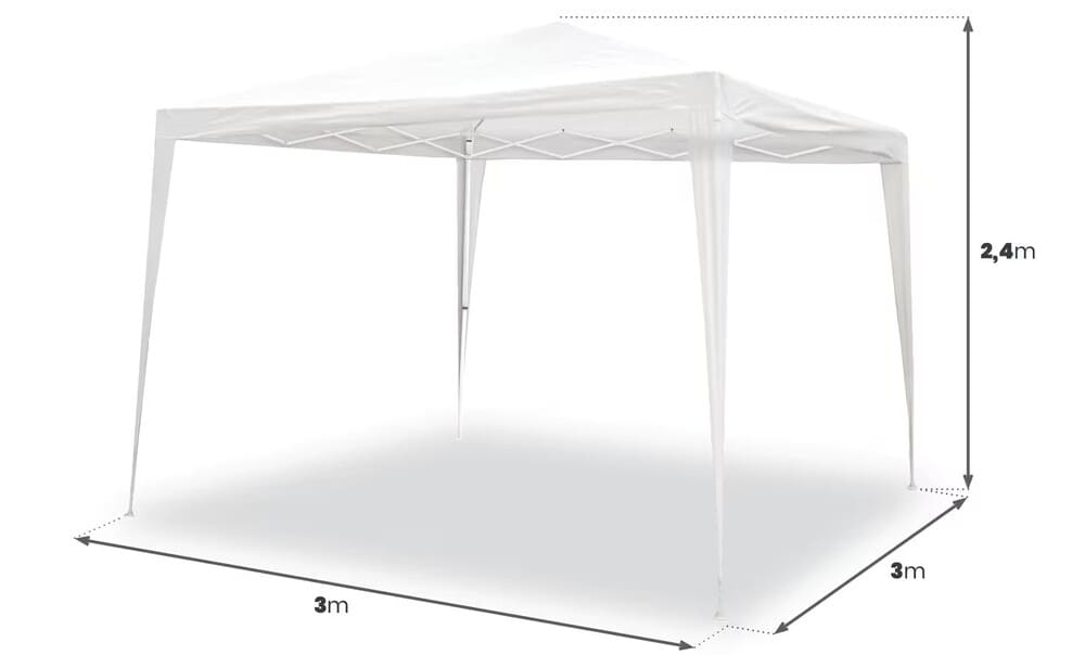 Carpa Plegable Decathlon de playa o jardín 3x3