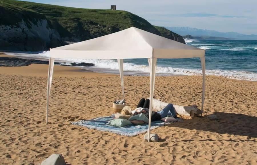 Decathlon Carpa Plegable de playa o jardín 3x3